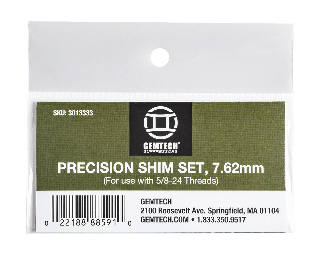 Shimset, 7.62mm-5/8-24 | Gemtech Shimset, 7.62mm-5/8-24 | Gemtech